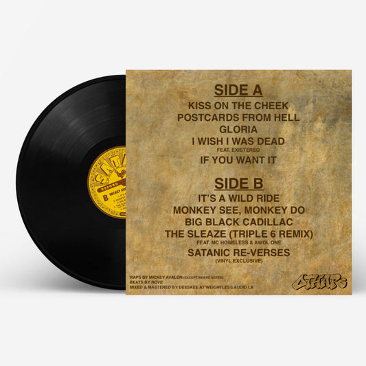 MICKEY AVALON X ROVE - Postcards From Hell (Limited Vinyl Alternate Cover)