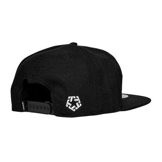 TRIBAL - Classic - White on Black Snapback