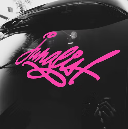 UNCOMMON BEING - LARGE JUNGLIST WINDOW DECAL