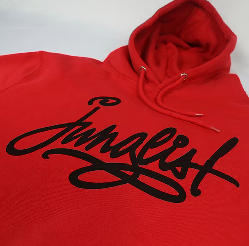 UNCOMMON BEING - JUNGLIST SCRIPT HOODIE RED