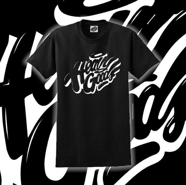 HEAVY GOODS - BROKEN OG LOGO TSHIRT