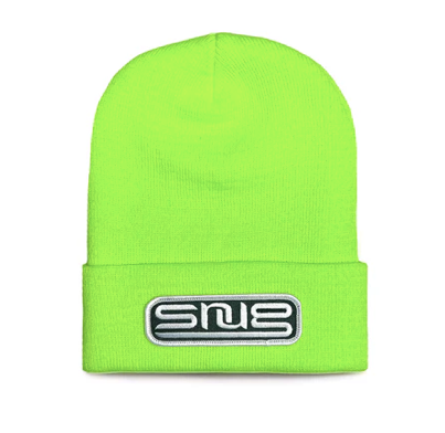 SNUG - LOGO BEANIE - SAFETY GREEN