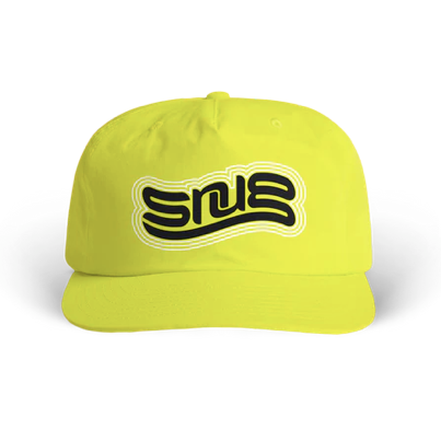SNUG - TBA - FLAT BRIMMED NYLON SNAPBACK - SAFETY YELLOW