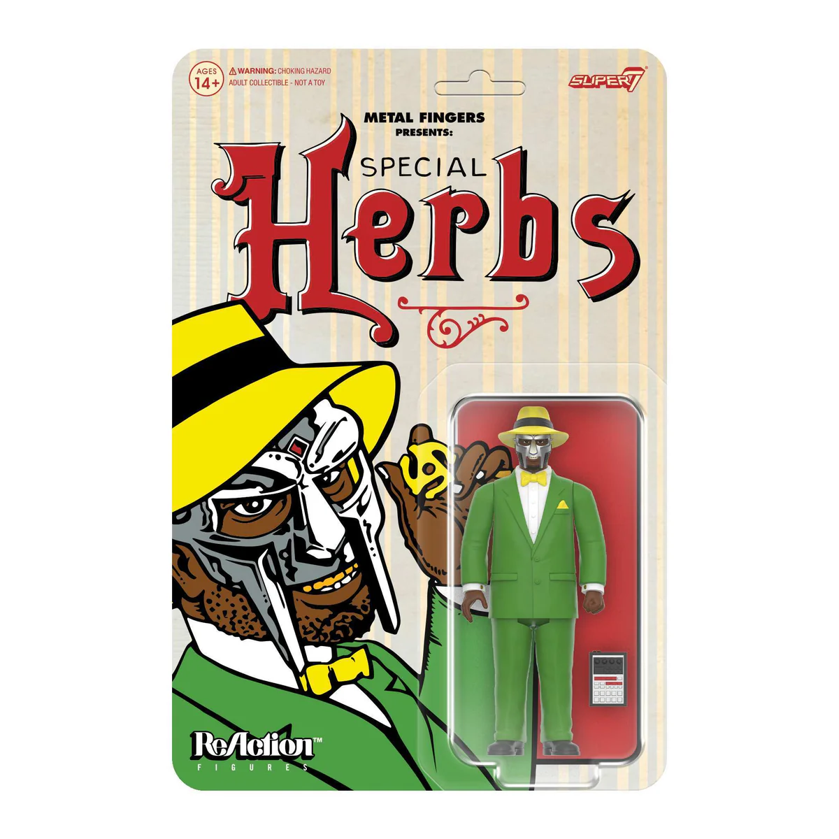 SUPER 7 - MF DOOM Reaction Figure