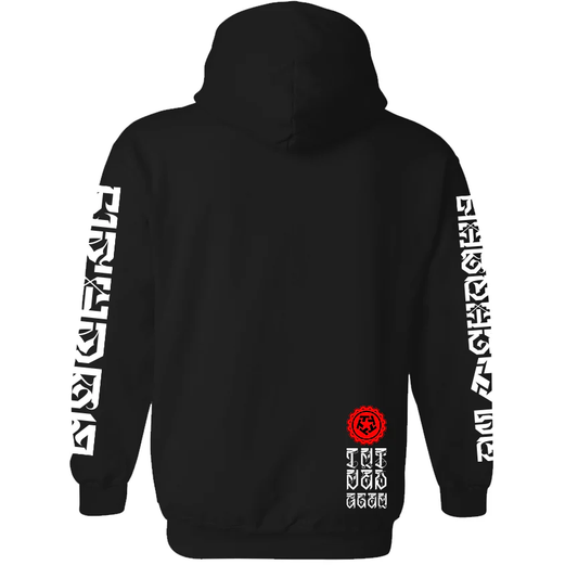 TRIBAL - Huit Sleeves Zip Hoodie