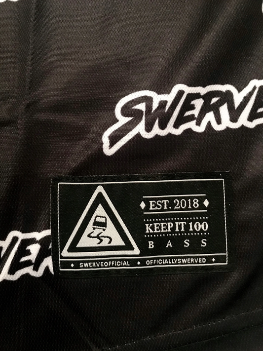 SWERVE - Swerve Print Jersey BLACK