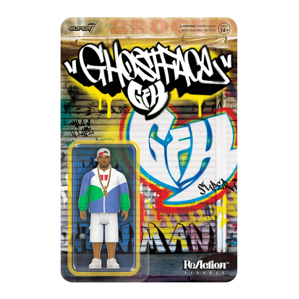 SUPER 7 - Ghostface Killah Reaction Figure