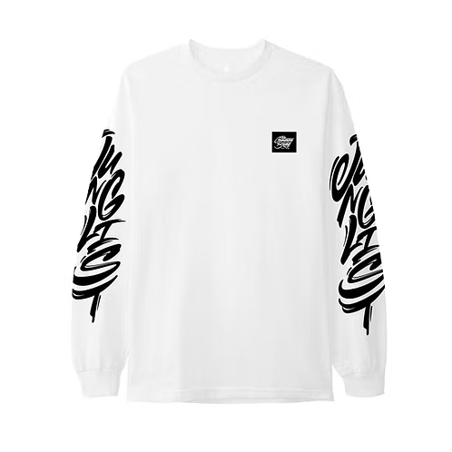 UNCOMMON BEING - JUNGLIST SCRIPT 2.0 L/S WHITE