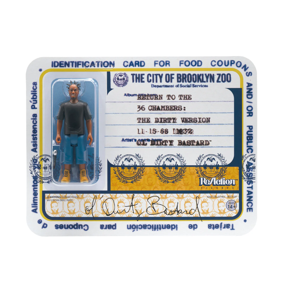 SUPER 7 - Ol Dirty Bastard Reaction Figure