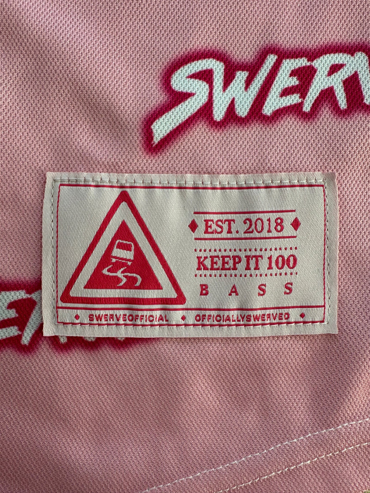 SWERVE - Swerve Print Jersey PINK
