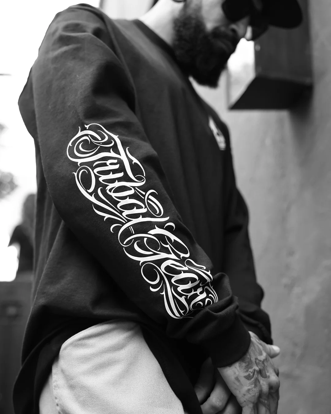 TRIBAL - Cream Longsleeve TShirt