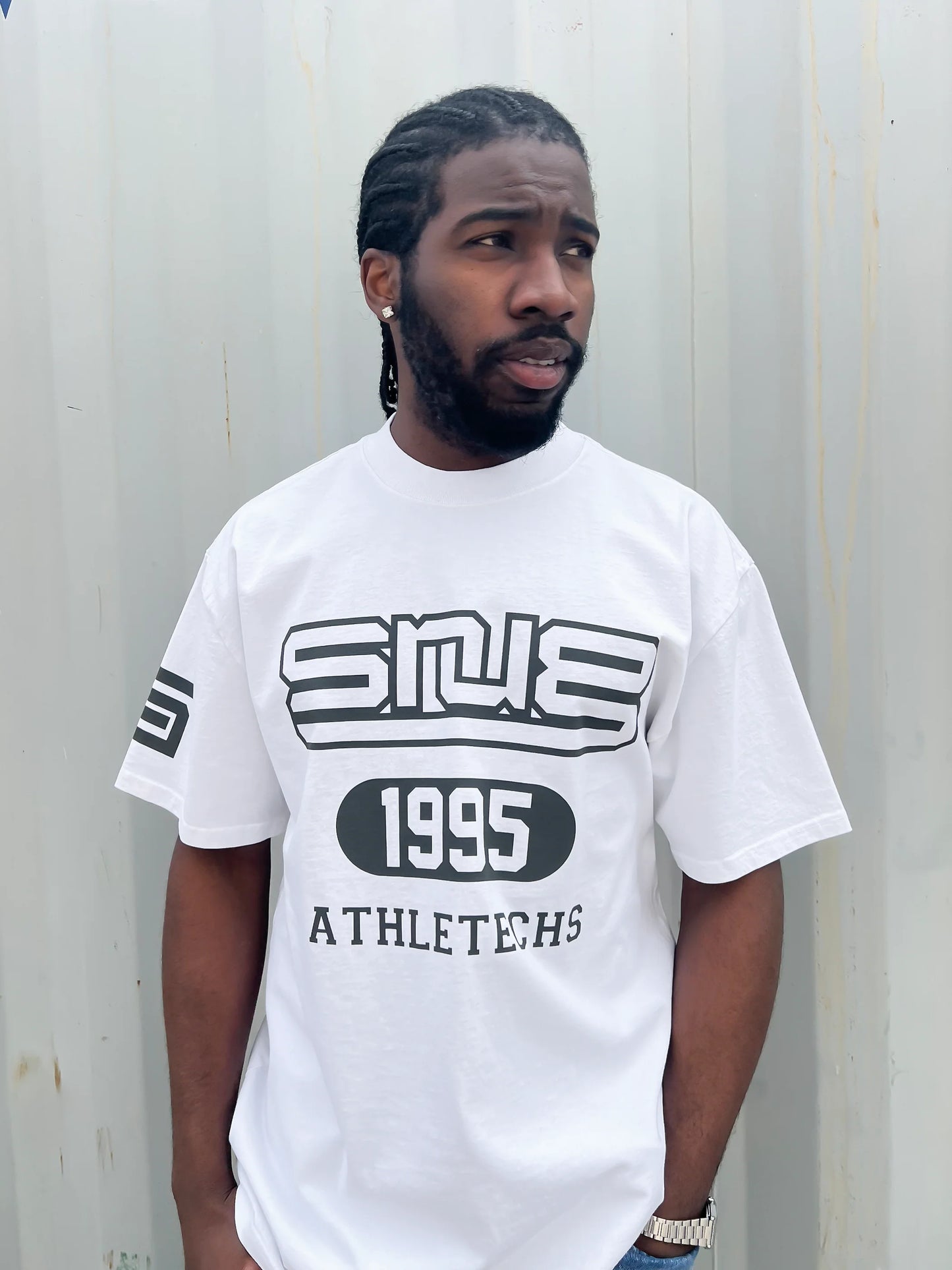 SNUG - Athletechs - Faded White Tee