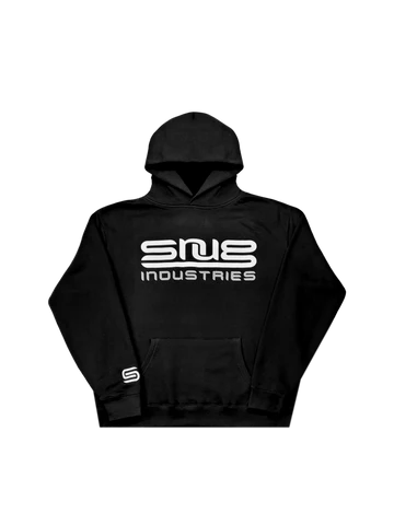 SNUG - APHEX - RELAXED PULLOVER HOODIE - BLACK