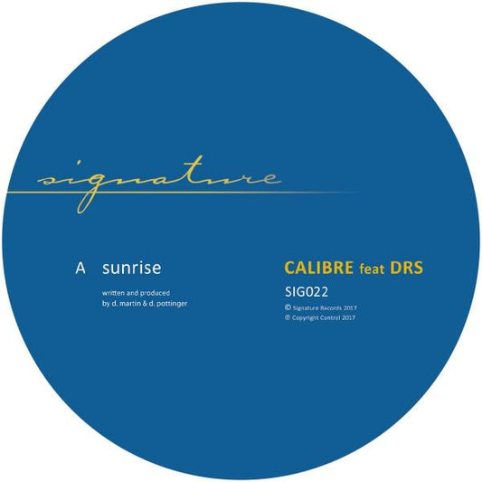 Calibre feat. DRS - Sunrise on 12IN Record