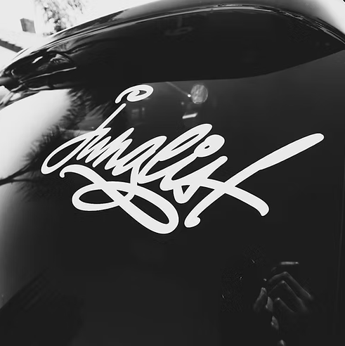 UNCOMMON BEING - LARGE JUNGLIST WINDOW DECAL