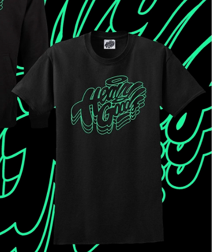 HEAVY GOODS - STAGGERED LOGO TSHIRT