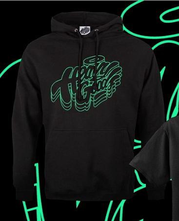 HEAVY GOODS - STAGGERED LOGO HOODIE