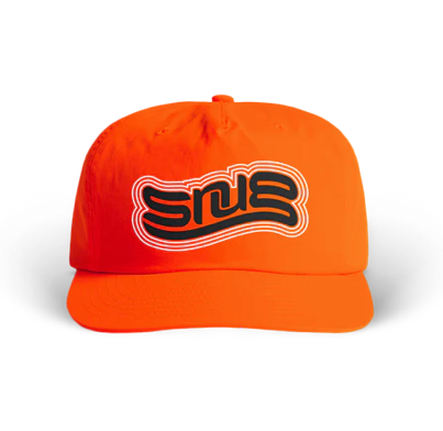 SNUG - TBA - FLAT BRIMMED NYLON SNAPBACK - SAFETY ORANGE