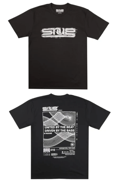 SNUG - PRESENTS - BLACK TEE