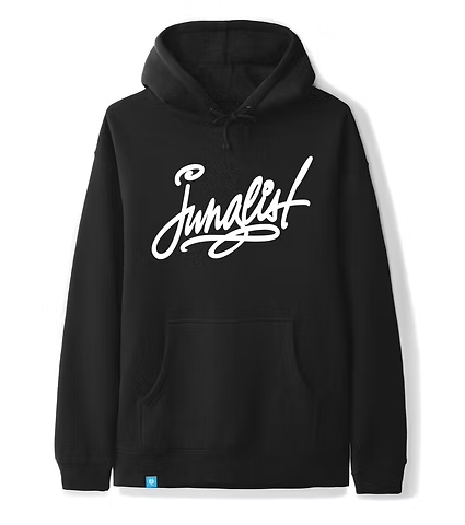 UNCOMMON BEING - JUNGLIST SCRIPT HOODIE BLACK