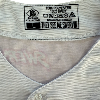 SWERVE - Swerve Print Jersey PINK