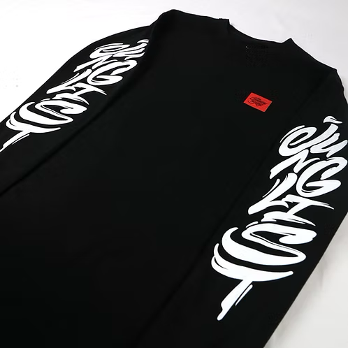 UNCOMMON BEING - JUNGLIST SCRIPT 2.0 L/S BLACK