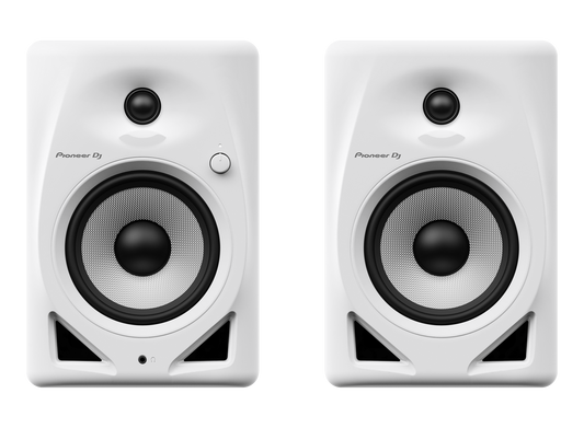 PIONEER DJ - DM-50D-W 5inch Desktop Monitors (White) PAIR