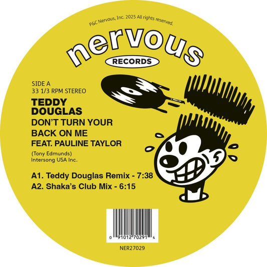 TEDDY DOUGLAS - Don't Turn Your Back