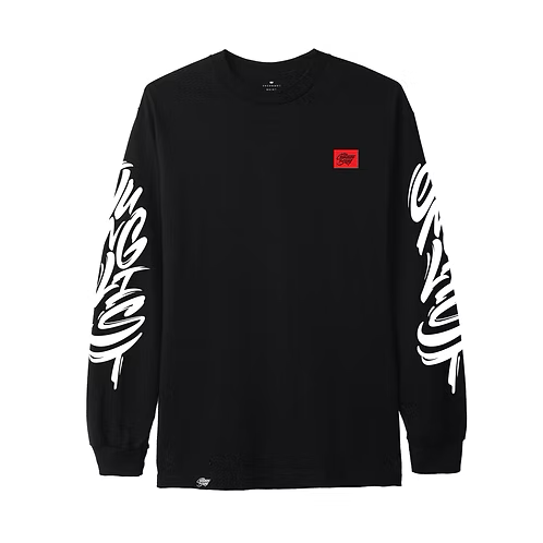 UNCOMMON BEING - JUNGLIST SCRIPT 2.0 L/S BLACK