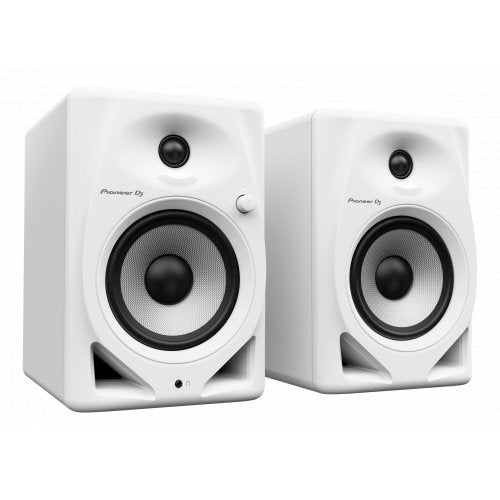 PIONEER DJ - DM-50D-W 5inch Desktop Monitors (White) PAIR