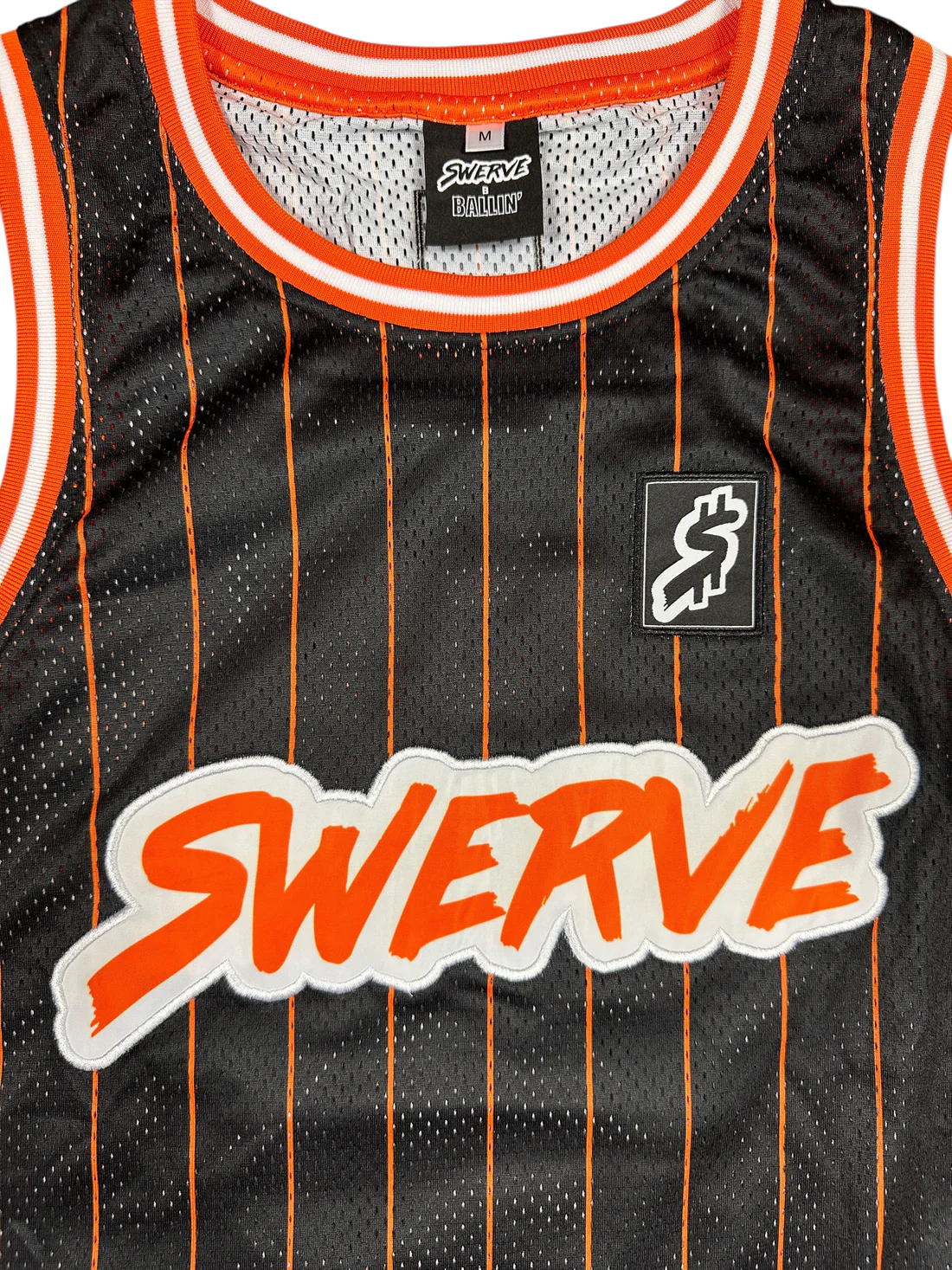 SWERVE - Orange Dalmation Cheetah Print Jersey