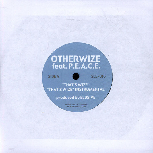 P.E.A.C.E. (FREESTYLE FELLOWSH - Hey Young World / That's Wize