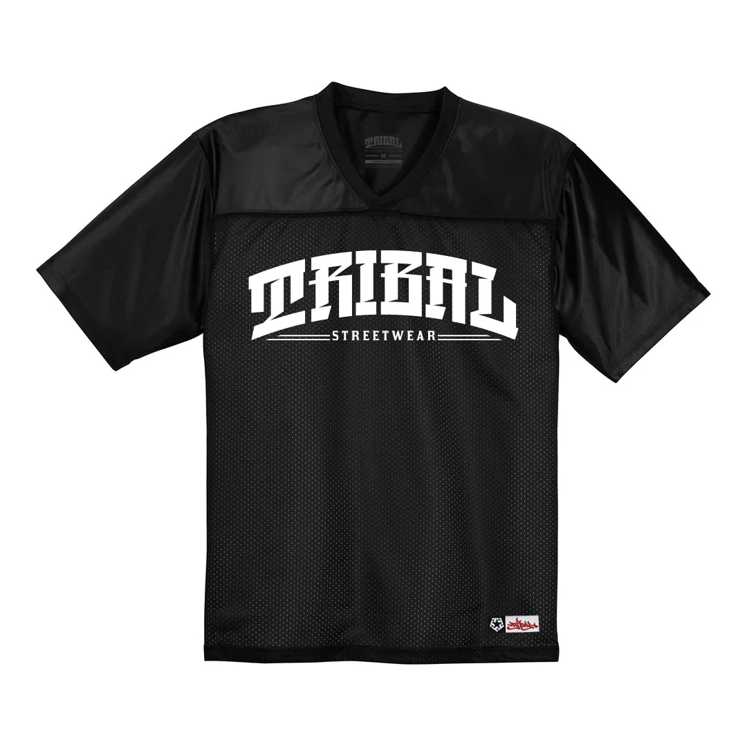TRIBAL - ARCHED Black Mesh Jersey