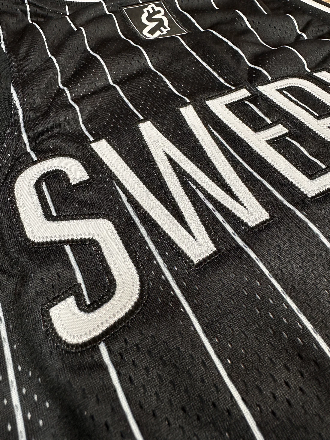 SWERVE - White Dalmation Cheetah Print Jersey