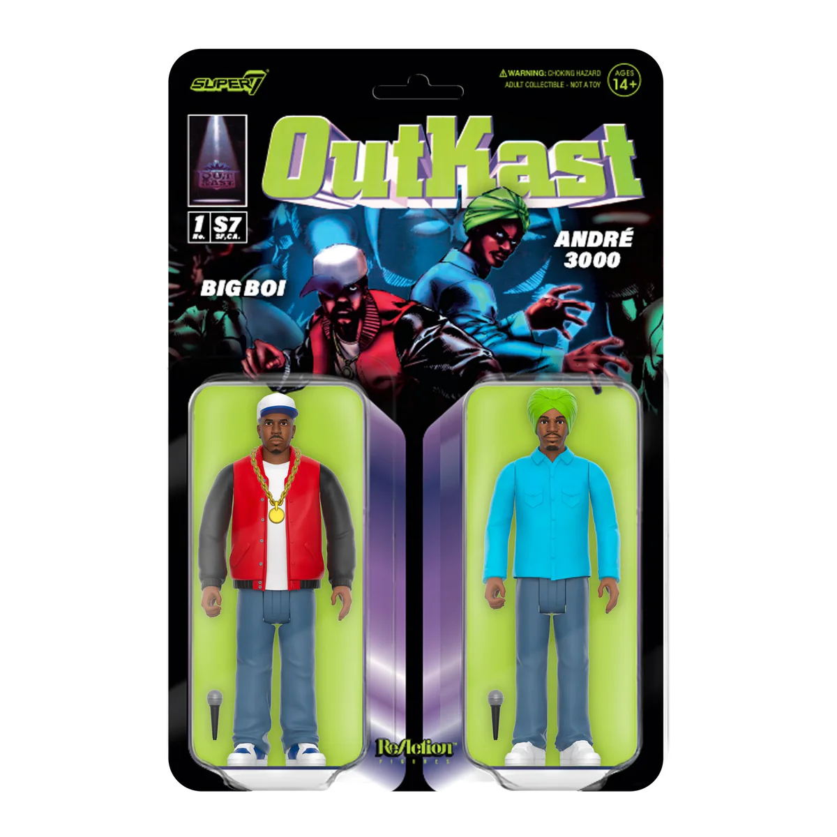 SUPER 7 - Outcast ATLiens Reaction Figures