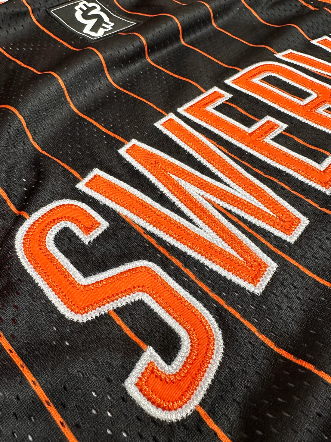 SWERVE - Orange Dalmation Cheetah Print Jersey