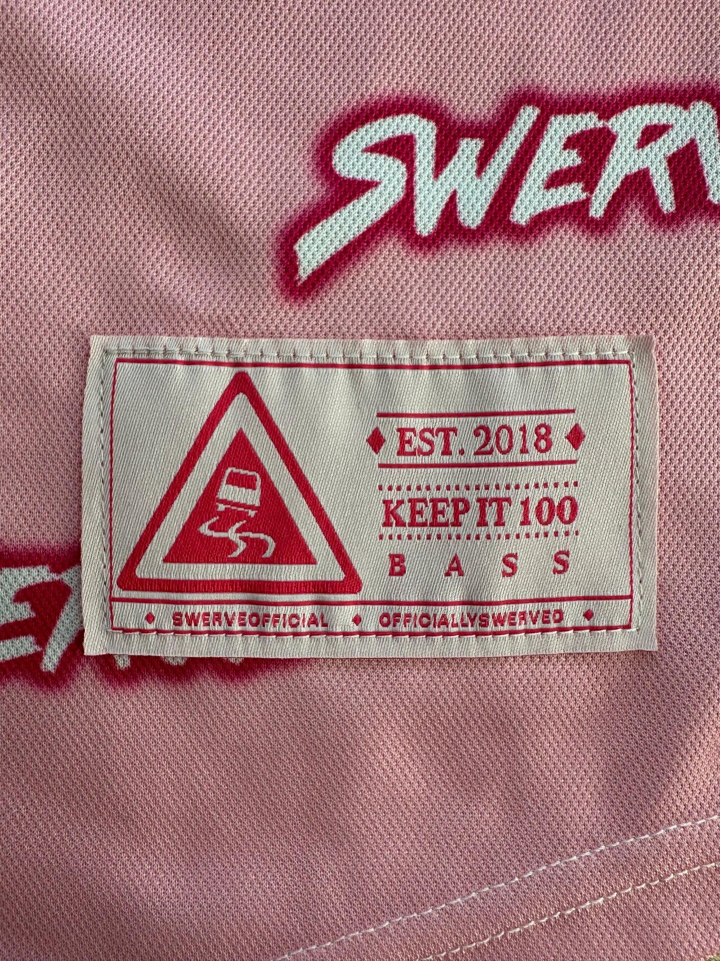 SWERVE - Swerve Print Jersey PINK