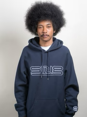SNUG - CLASSIC LOGO - NAVY HOODIE