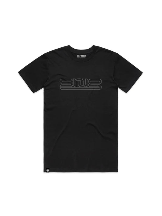 SNUG - CLASSIC LOGO - BLACK UNISEX TEE