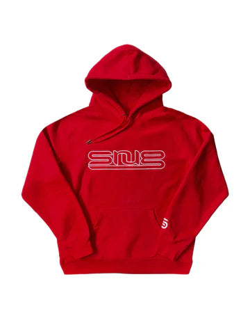SNUG - CLASSIC LOGO - RED HOODIE