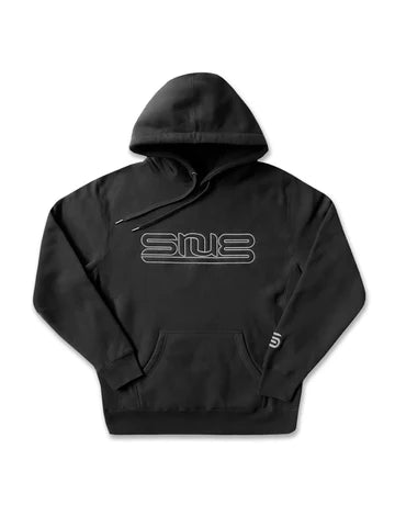 SNUG - CLASSIC LOGO - BLACK HOODIE