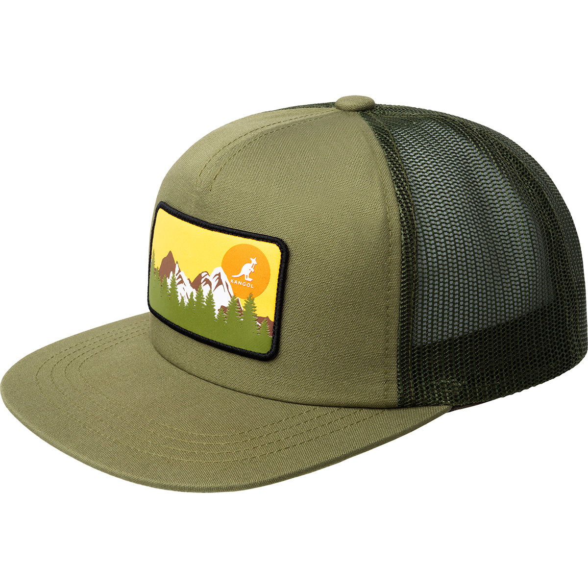 KANGOL - Outdoor Patch Trucker GREEN