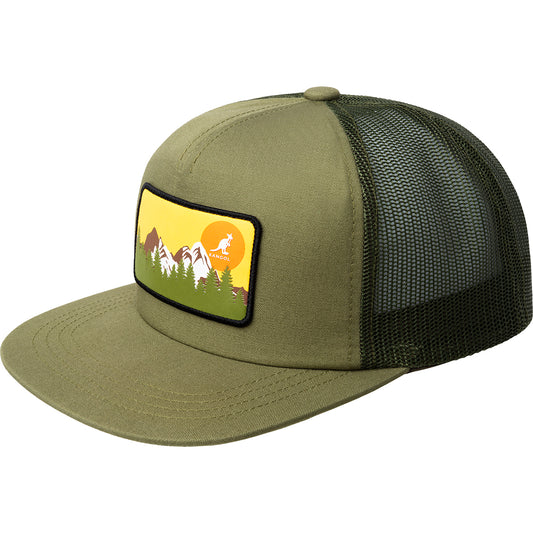 KANGOL - Outdoor Patch Trucker GREEN