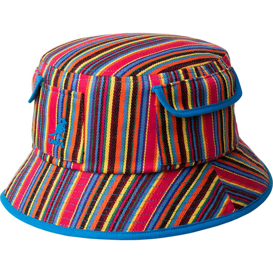 KANGOL - Multi Color Stripe Bucket